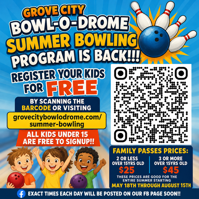 Free Summer Bowling Program